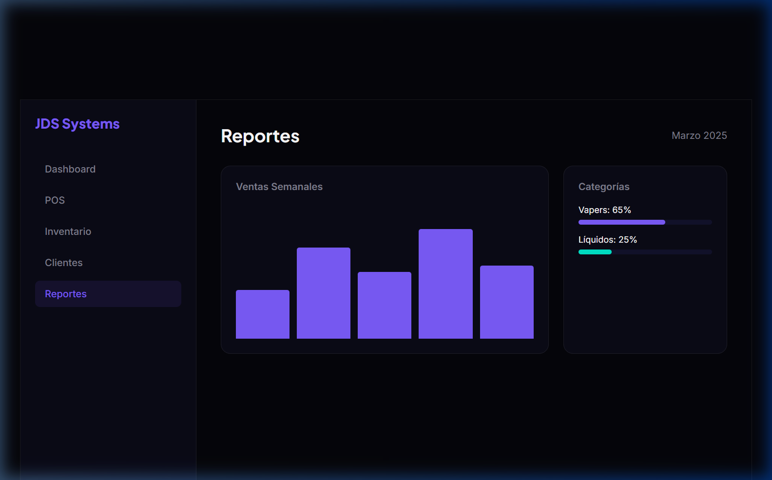 Reportes de JDS Systems